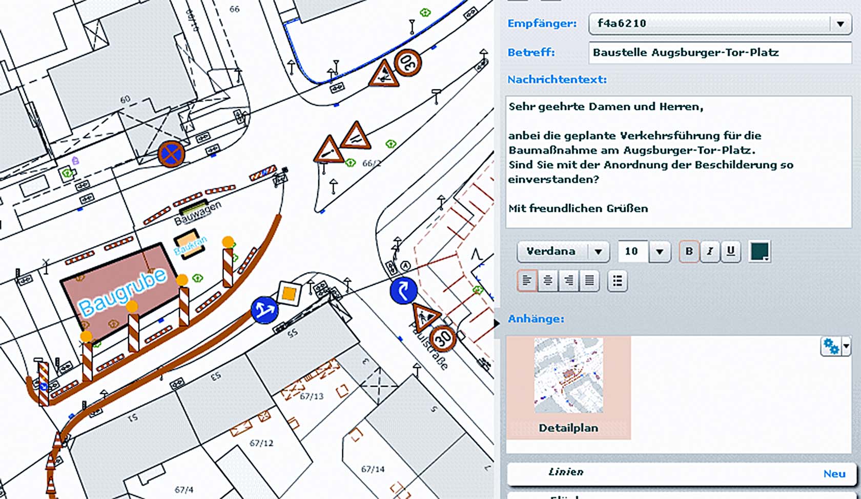 Baustellenverwaltung-Verkehrsrechtliche-Anordnung-UI image Baustellenverwaltung Verkehrsrechtliche Anordnung UI
