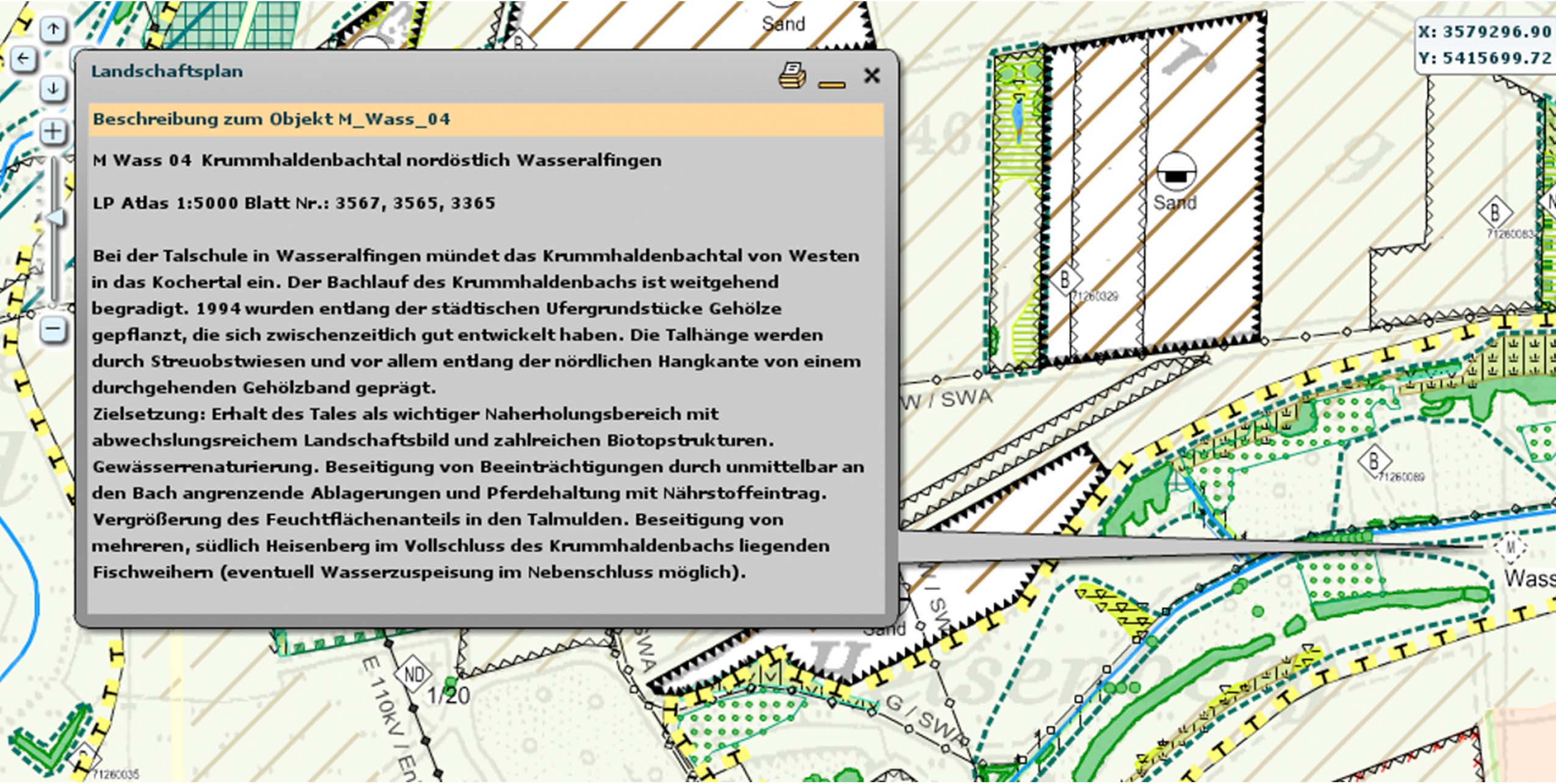 Landschaftsplan UI Auswertung