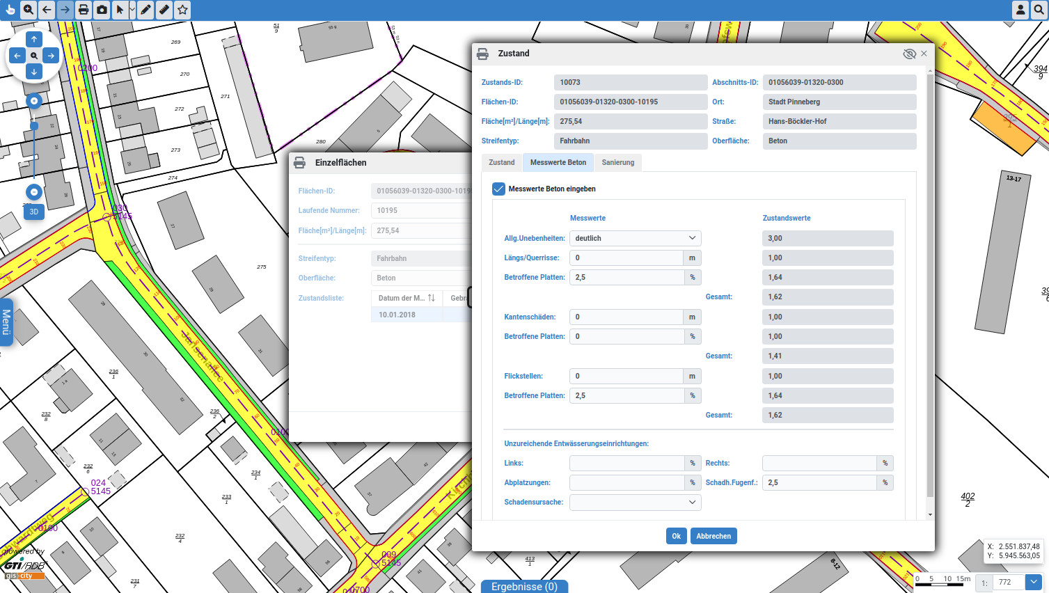 STK_FDZustand_Eingabe_UI image Eingabe der Zustandswerte für Betondecke
