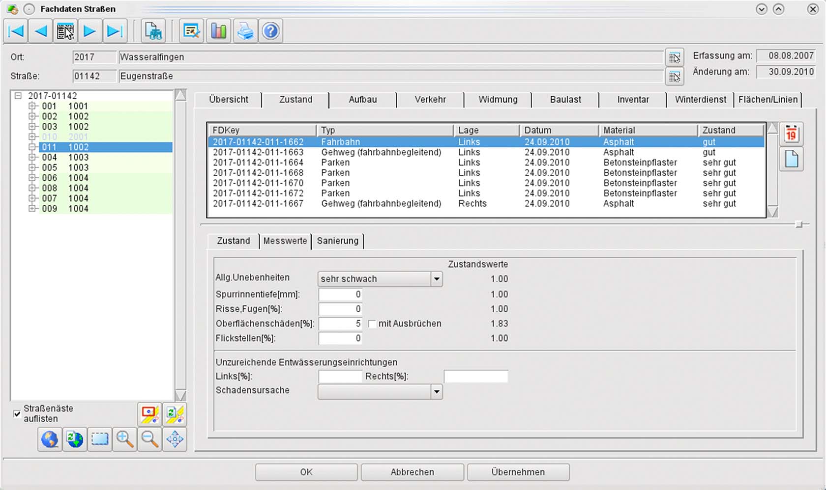 Strassenkataster-UI-GIScity-Zustandsbewertung-UI image Strassenkataster UI GIScity Zustandsbewertung UI
