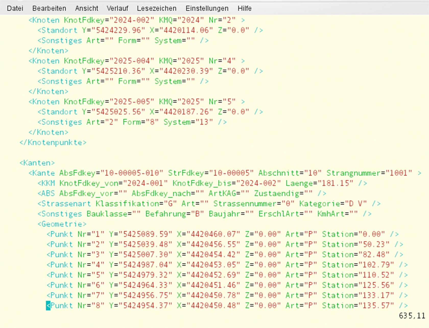 Strassenkataster-UI-GTI-Import_Aufnahmedaten-UI image Strassenkataster UI GTI Fachdaten Bewertung UI